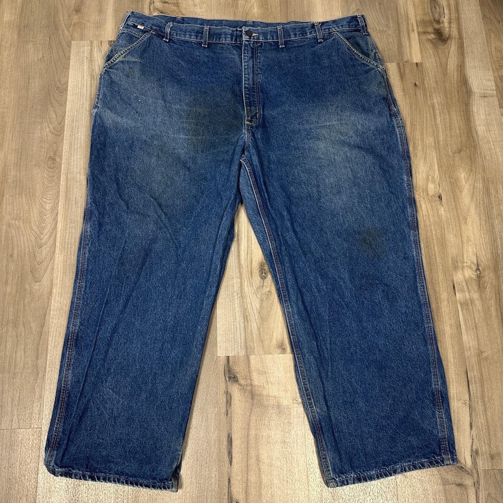 Carhartt FR Flame Resistant Denim Jeans 50x30 Original Fit Utility Dungaree Work